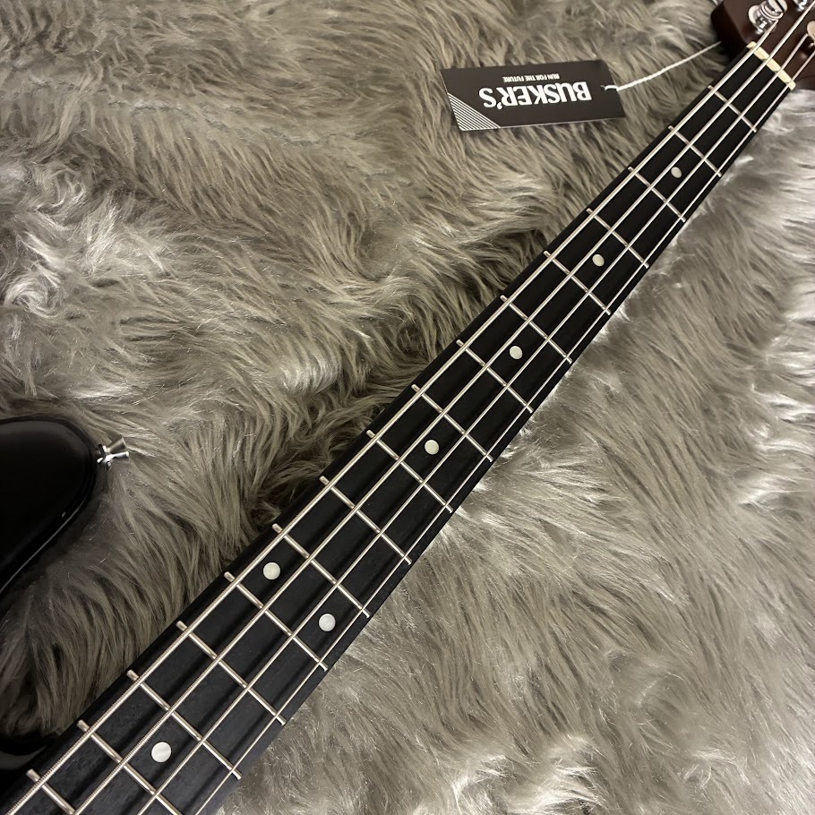 BUSKER'S BJB-Standard BLK ジャズベースタイプ ローステッドメイプル
