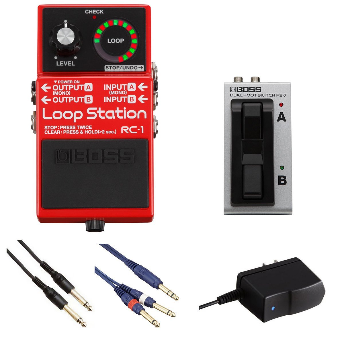 BOSS RC-1 FS-7 ルーパー フットスイッチ 限定色 オマケ付き BOSS RC-1