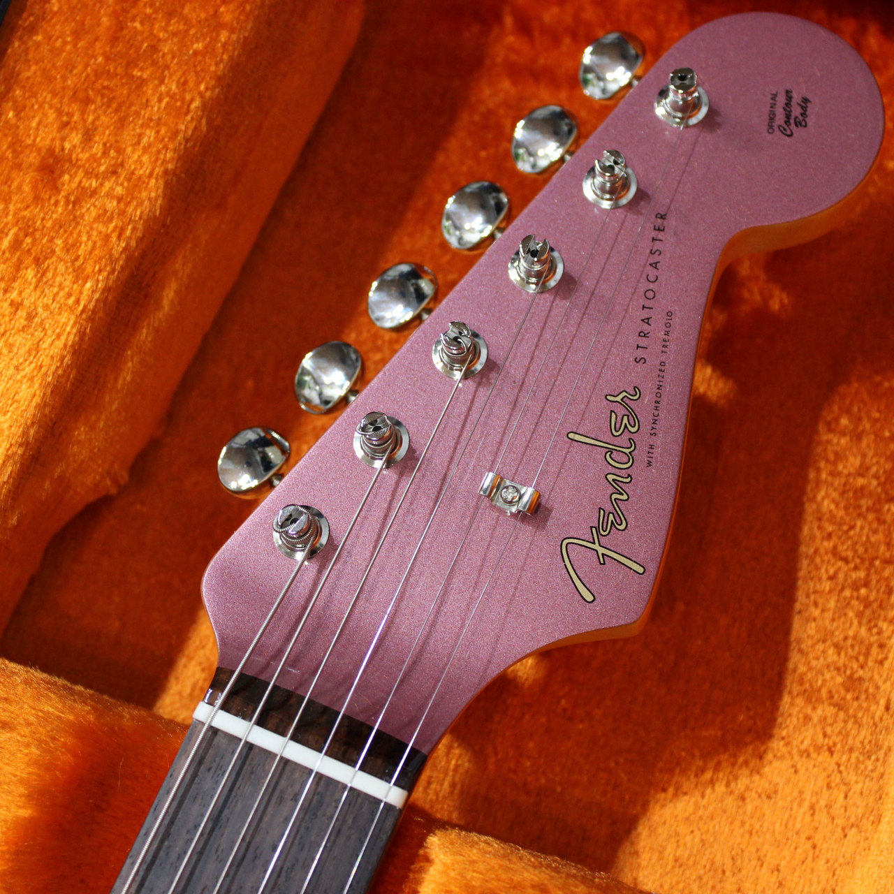 Fender Limited Char Stratocaster Burgundy 2024年製です（中古