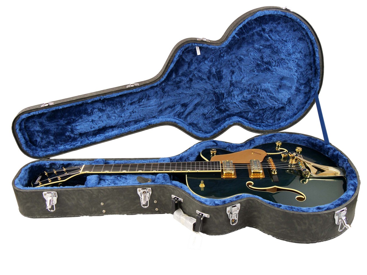 GRETSCH エレキギター ブルーバースト ハードケース付き Gretsch Synchromatic Nashville Hollow Body Single-Cut with Bigsby
