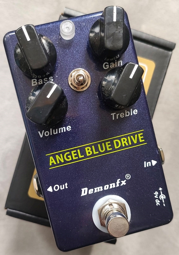 Demonfx Angel Blue Drive Overdrive Electric Guitar Pedal