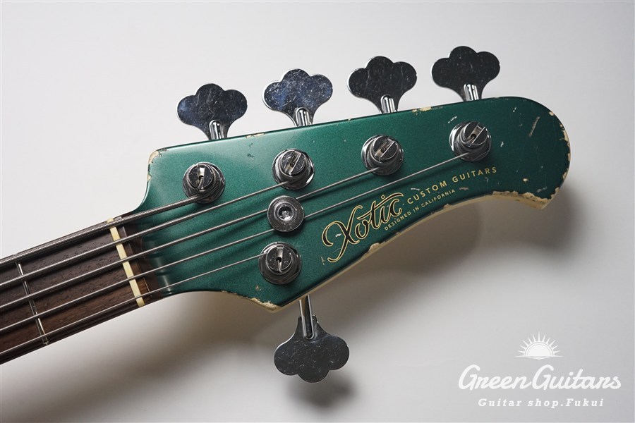 ベース Xotic XJ-1T 5st Sherwood Green lic Xotic XJ-1T 5st - Dark Sherwood Green / Heavy Aged / Alder / R