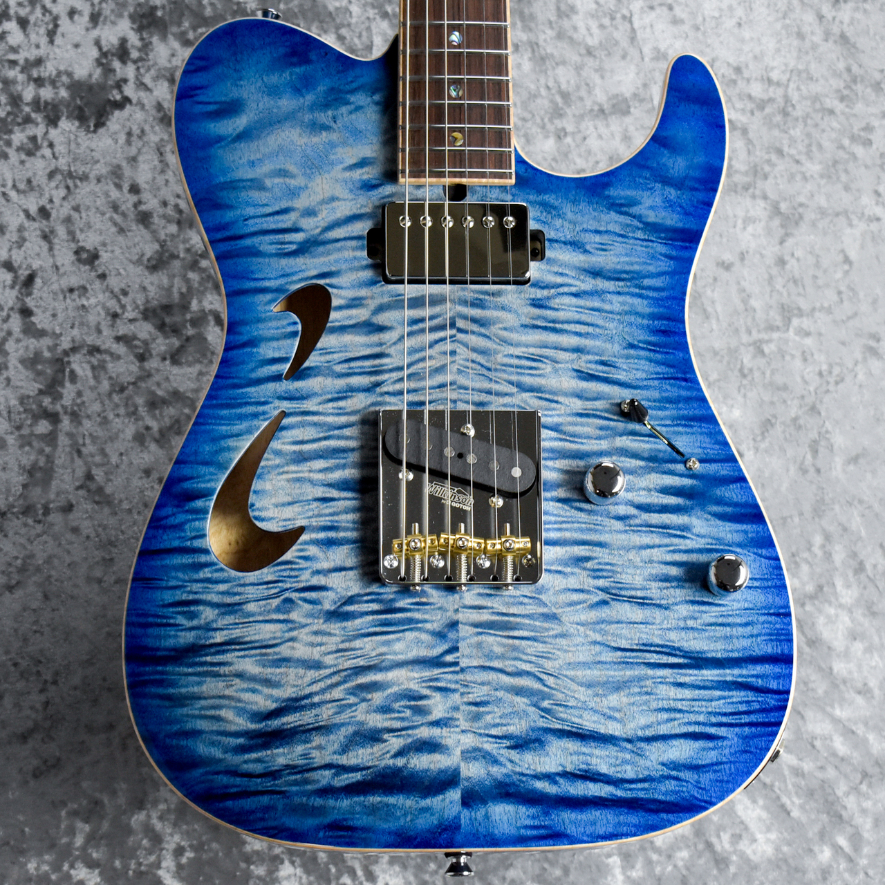T's Guitars DTL-Hollow 22 ~ Trans Blue Denim Burst ~[約2.74