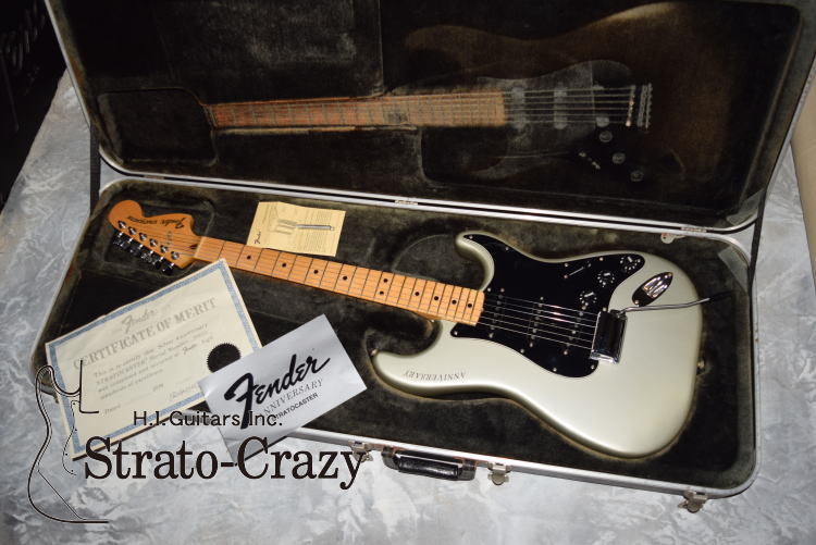 Fender '79 25th Anniversary Stratocaster Silver/Maple neck 