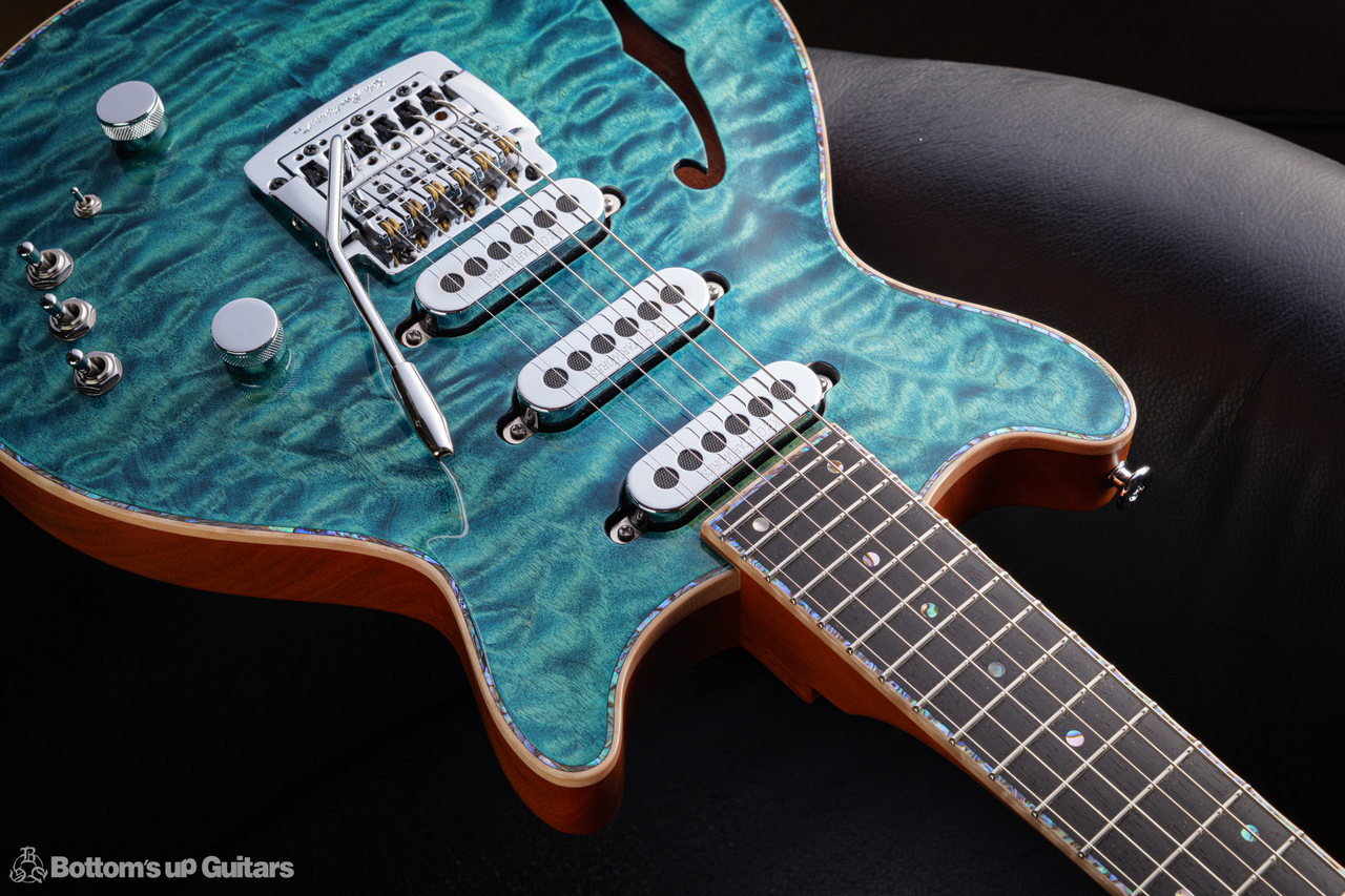 Kz Guitar Works／Kz One Semi-Hollow Round Top 24F 3S23