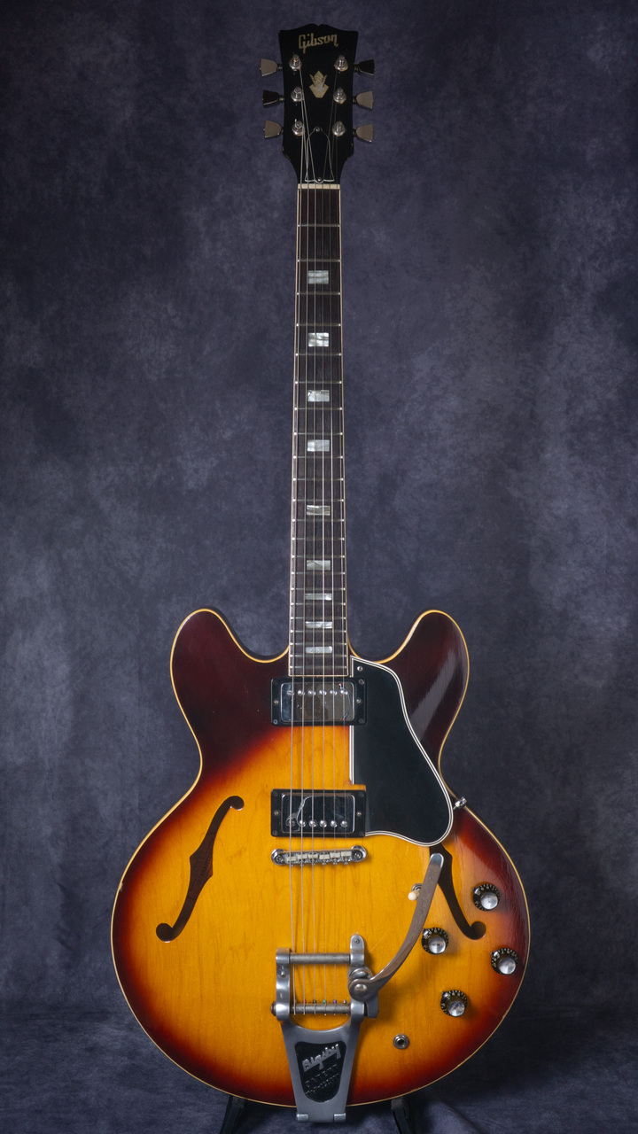 ギター Gibson ES-335 Bigsby Vintage Burst Gibson ES-335 Bigsby 1966 Sunburst（ビンテージ/送料無料/並行輸入