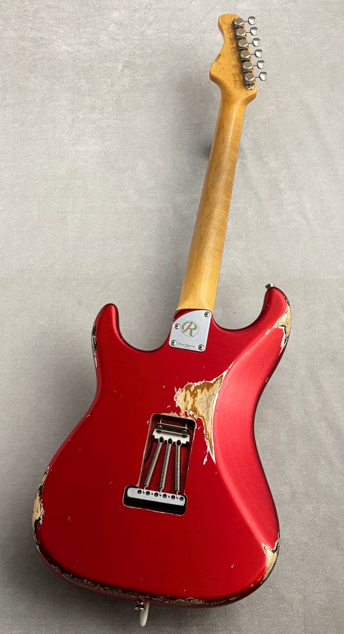 Red House Piccola S SSH Heavy Aged ~Candy Apple Red on Vintage