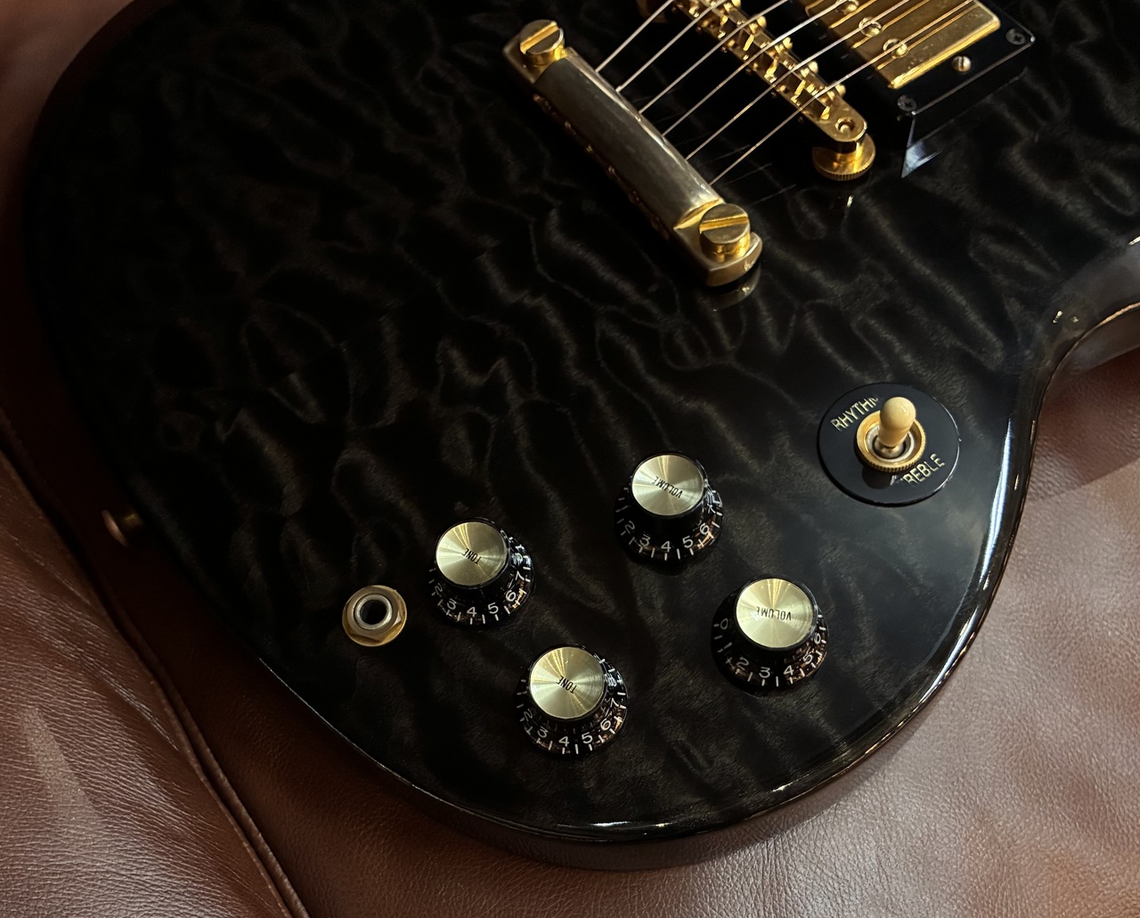 Gibson 【AAAトップ】SG Elegant Quilt -Trans Black- 2.99kg【2008年