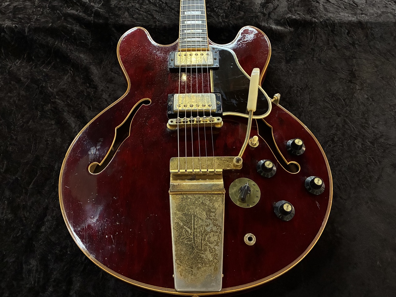 Gibson Gibson ES-355TD-SV -Wine Red 4.19㎏【 Early 1975 Vintage