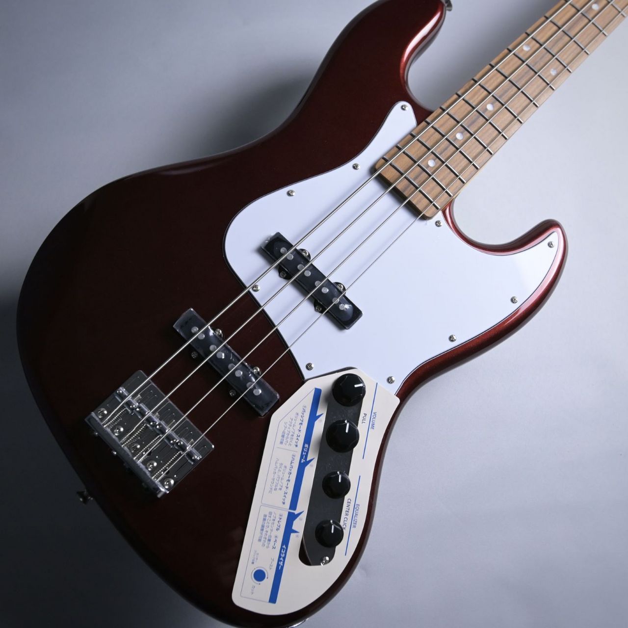 世界有名な HISTORY アクティブ エレキベース Red Bordeaux HJB-Performance ベース