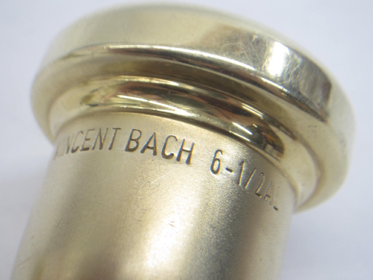 Bach 8 細管トロンボーンマウスピース V.Bach TB用 (Small Shank) MEGA TONE 8 1/2 BW 細管 トロンボーン