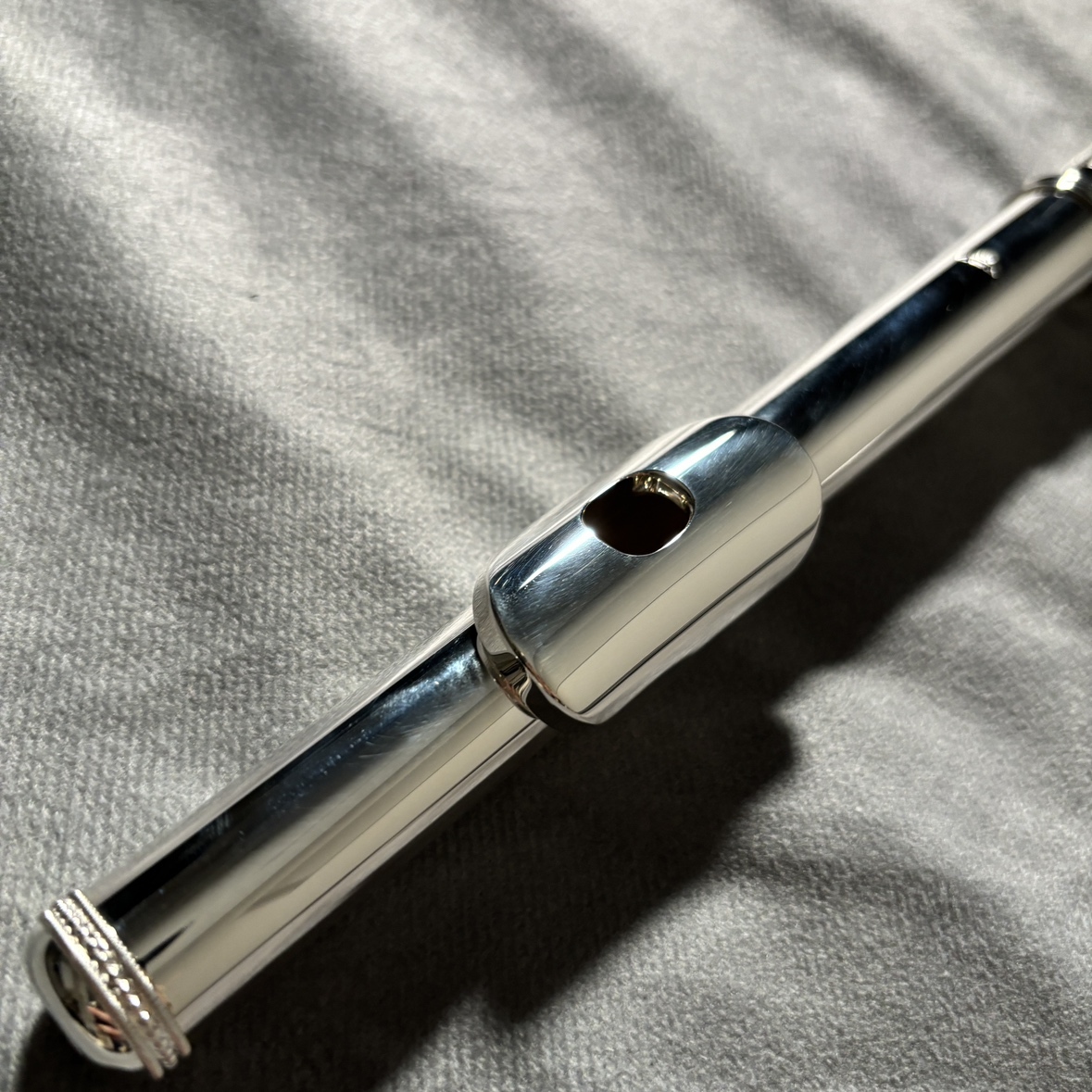 Sankyo Silversonic C/C フルート 管体銀 カバードキー C足部管 ニュー