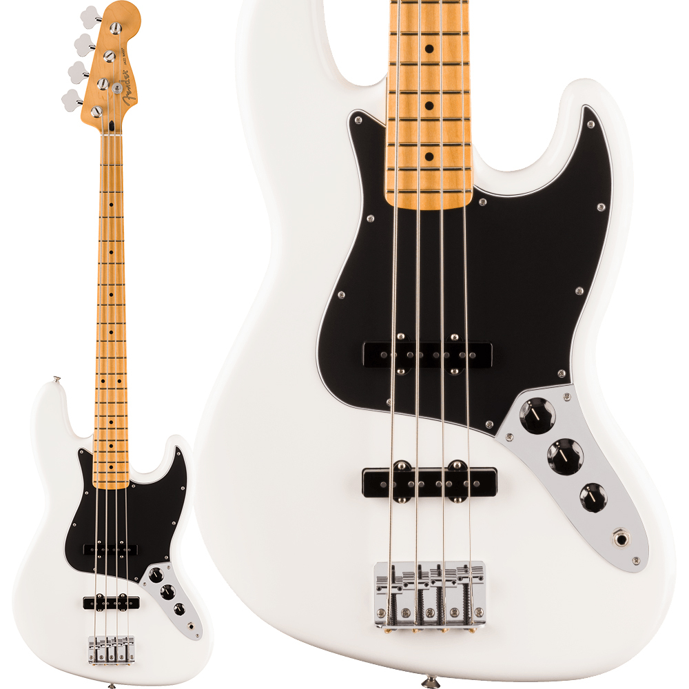 Fender Player II Jazz Bass Polar White エレキベース ジャズベース（新品/送料無料）【楽器検索デジマート】