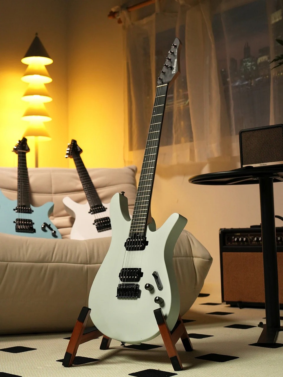 Divitone MF studio スマートギター Vincy Grey DIVITONE Divitone MF Studio スマートエレキギター(色:Vinci