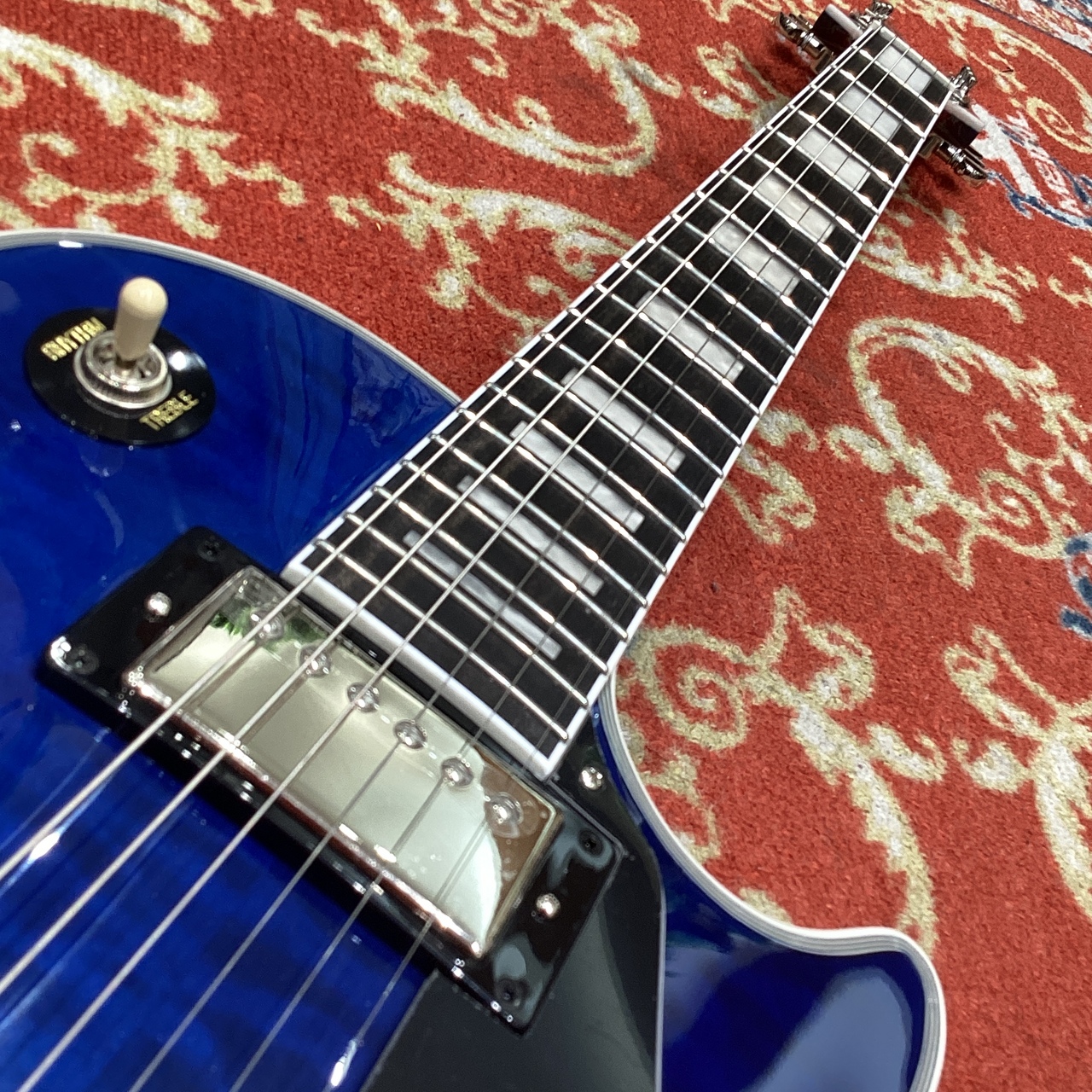 Epiphone Les Paul Custom Quilt Viper Blue【現物画像】【島村楽器