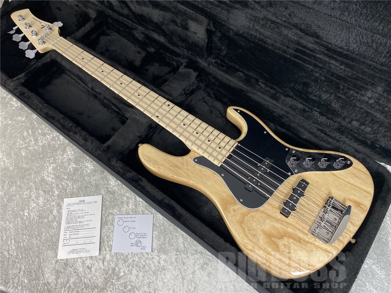 Kikuchi Guitars Hermes MV5 (Natural)（新品/送料無料）【楽器検索