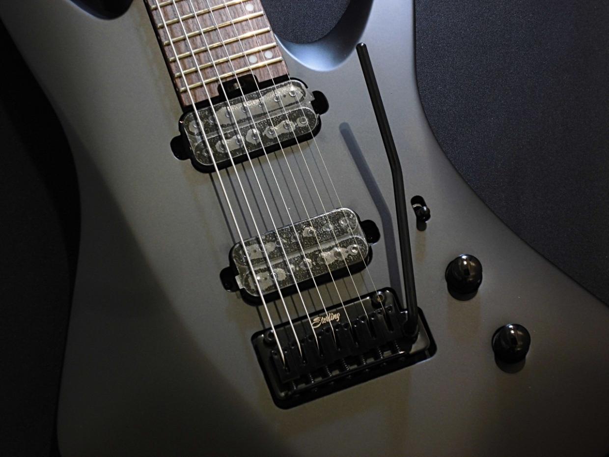 Sterling by MUSIC MAN KAIZEN7 / STEALTH BLACK【7弦】【3.06kg