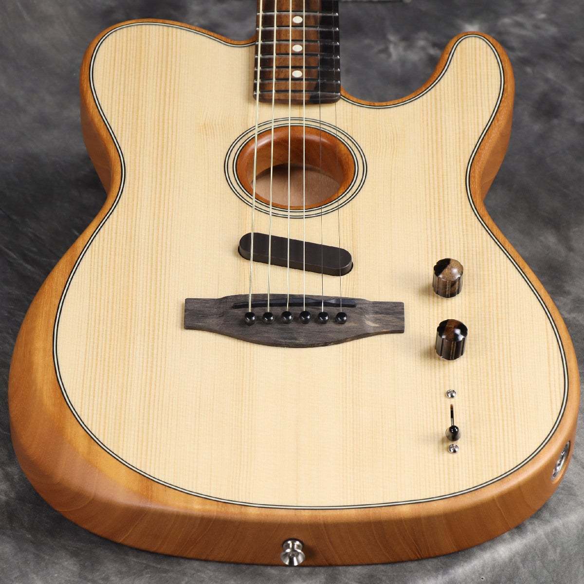 Fender AMERICAN ACOUSTASONIC TELECASTER Natural フェンダー
