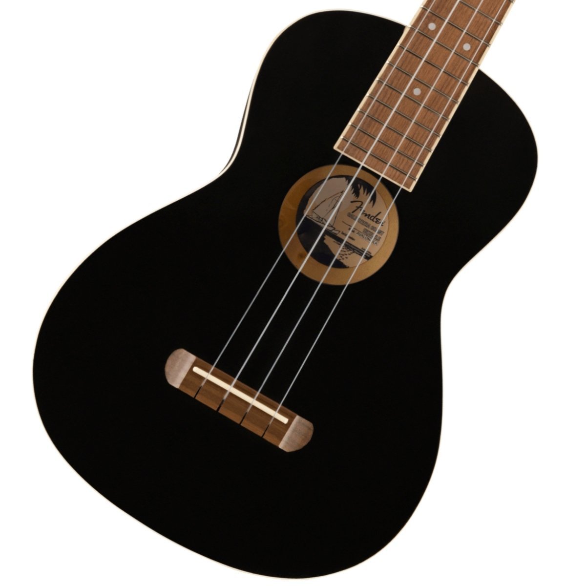Fender Avalon Tenor Ukulele Walnut Fingerboard Black フェンダー [テナーウクレレ ]【池袋店】（新品）【楽器検索デジマート】