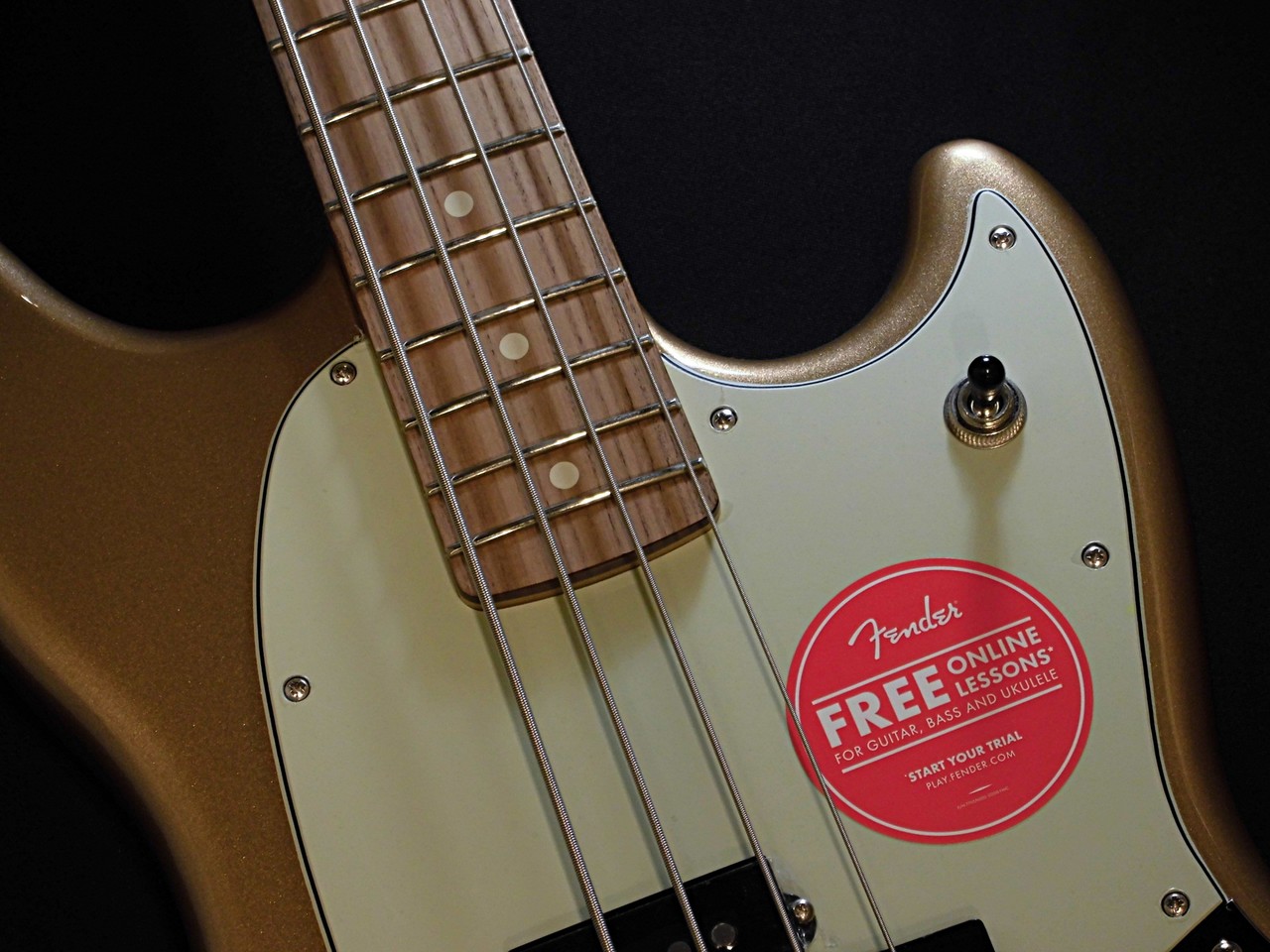 Fender MUSTANG BASS PJ / Firemist Gold【チョイキズ特価品