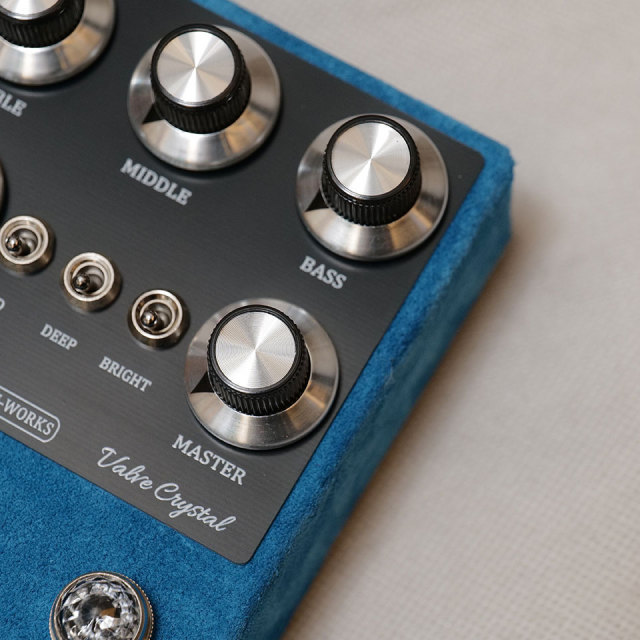 HTJ-WORKS Valve Crystal 12AX7 Tube Preamp Black Top Dark Blue