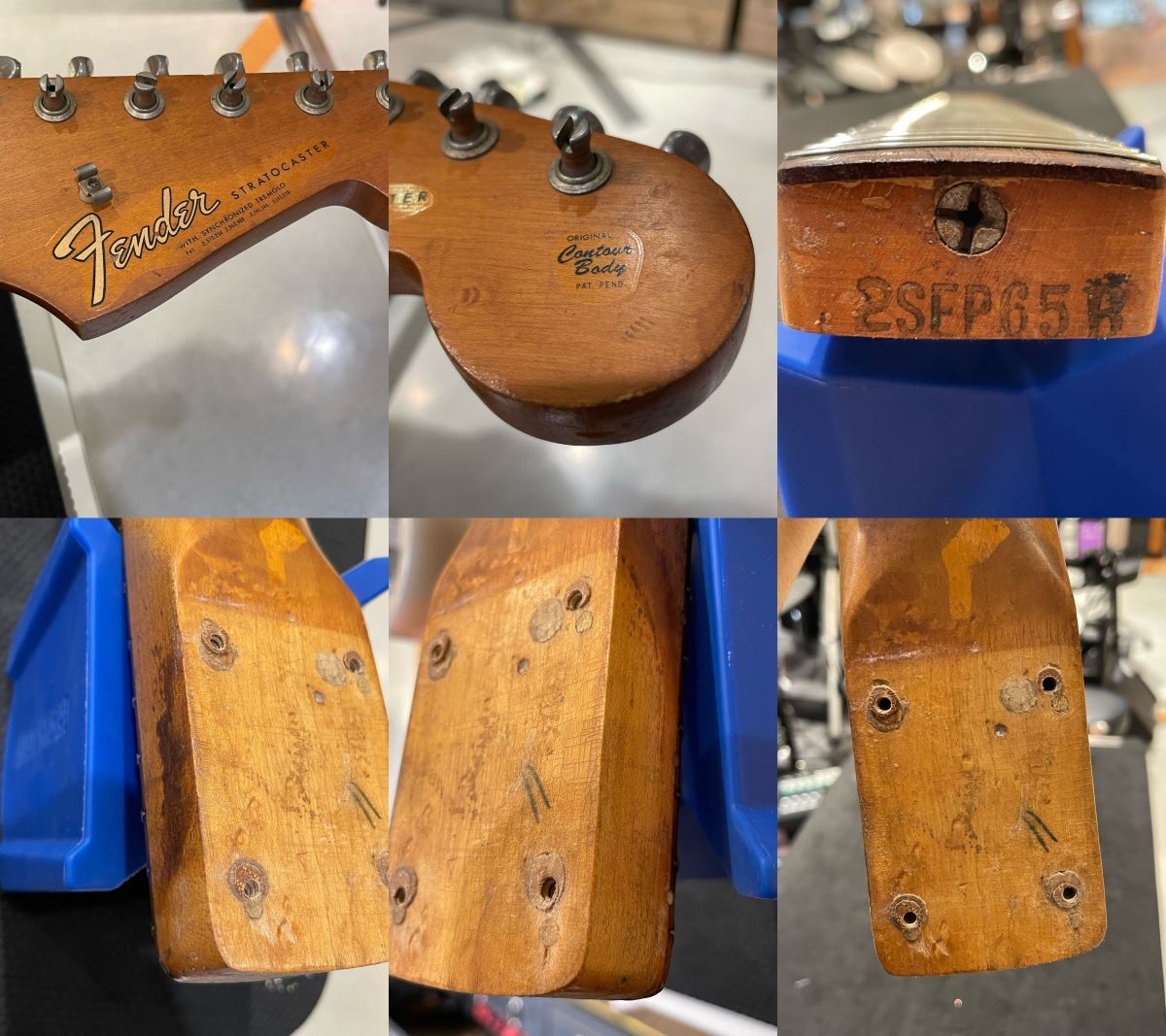 Fender 1965 Neck Component Stratocaster Daphne Blue【1965年製 ...