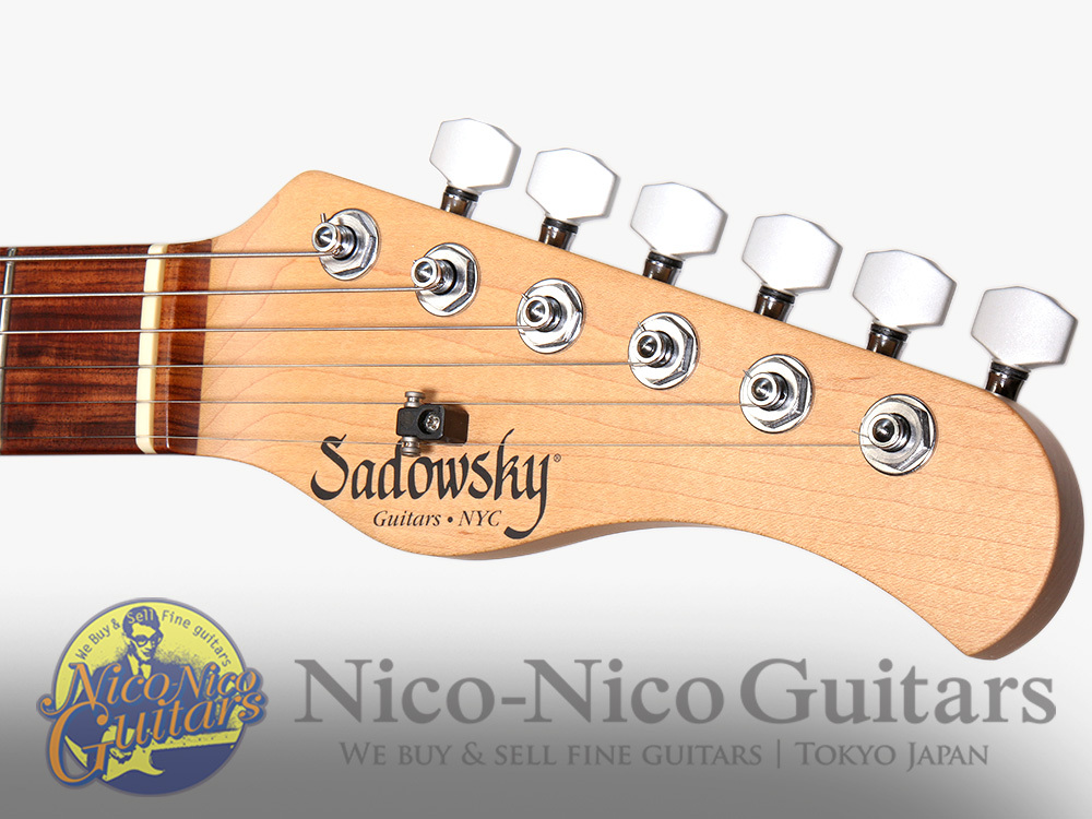 Sadowsky NYC NYC 2003 Standard Style Strat QMT (Tigers Eye)（中古