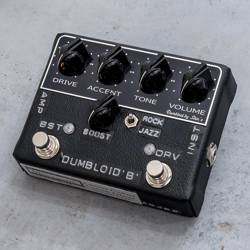 Shin's Music Dumbloid 'B'Boost Special Black Tolex / Black Panel
