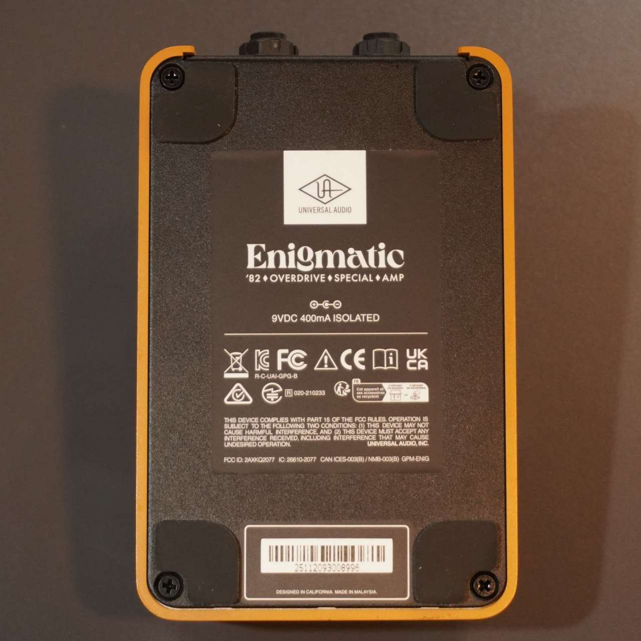 Universal Audio UAFX Enigmatic '82 Overdrive Special Amp
