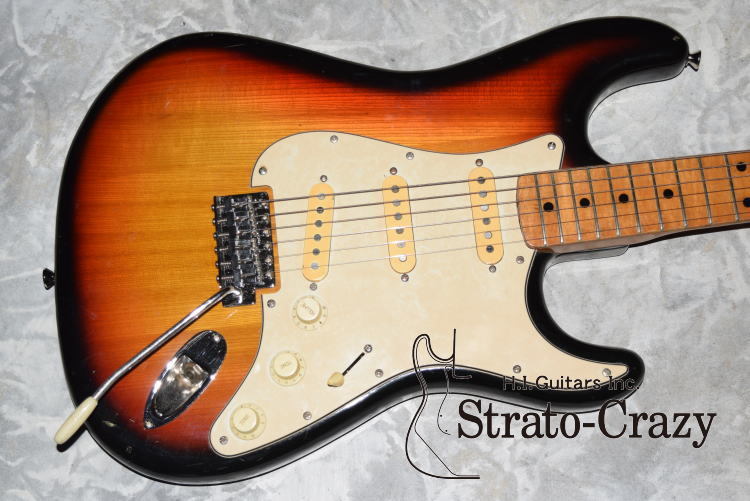 JooDee 70s Stratocaster Copy Model Sunburst/1Piece Maple neck 