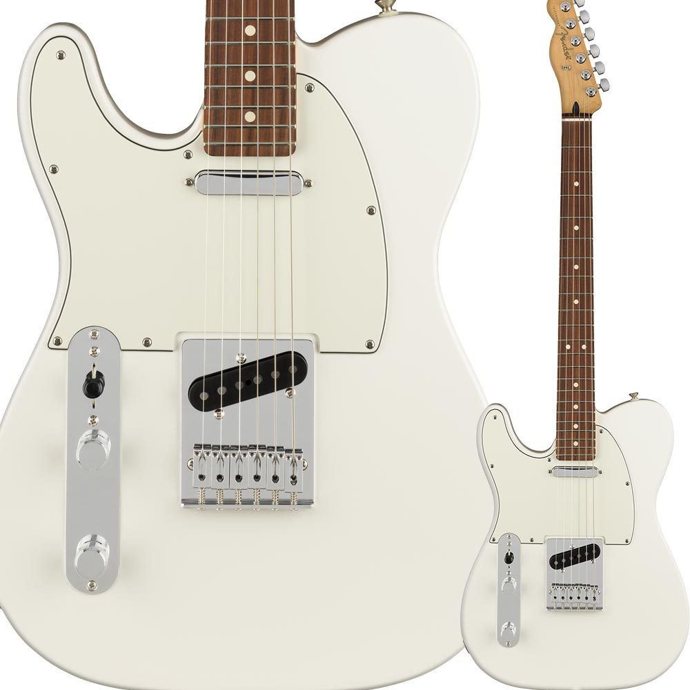 Fender Player Telecaster Left-Handed, Pau Ferro Fingerboard, Polar