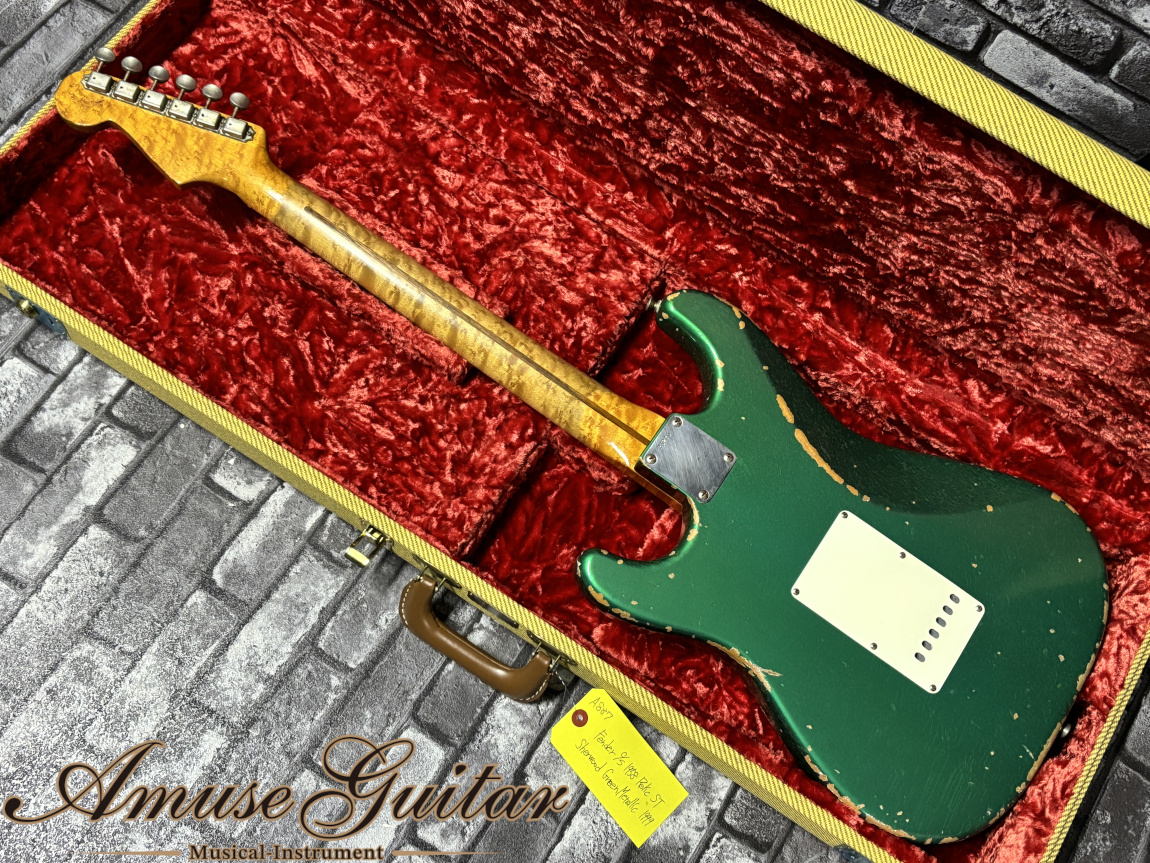 【希少カラー】Fender オリーブグリーン 美品 本体のみ Fender Custom Shop 1958 Relic Stratocaster # Sherwood Green