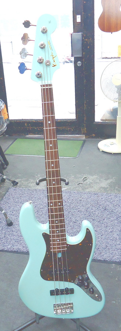 K.Nyui Custom Guitars KNJB Jazz Bass Model Daphne Blue（中古