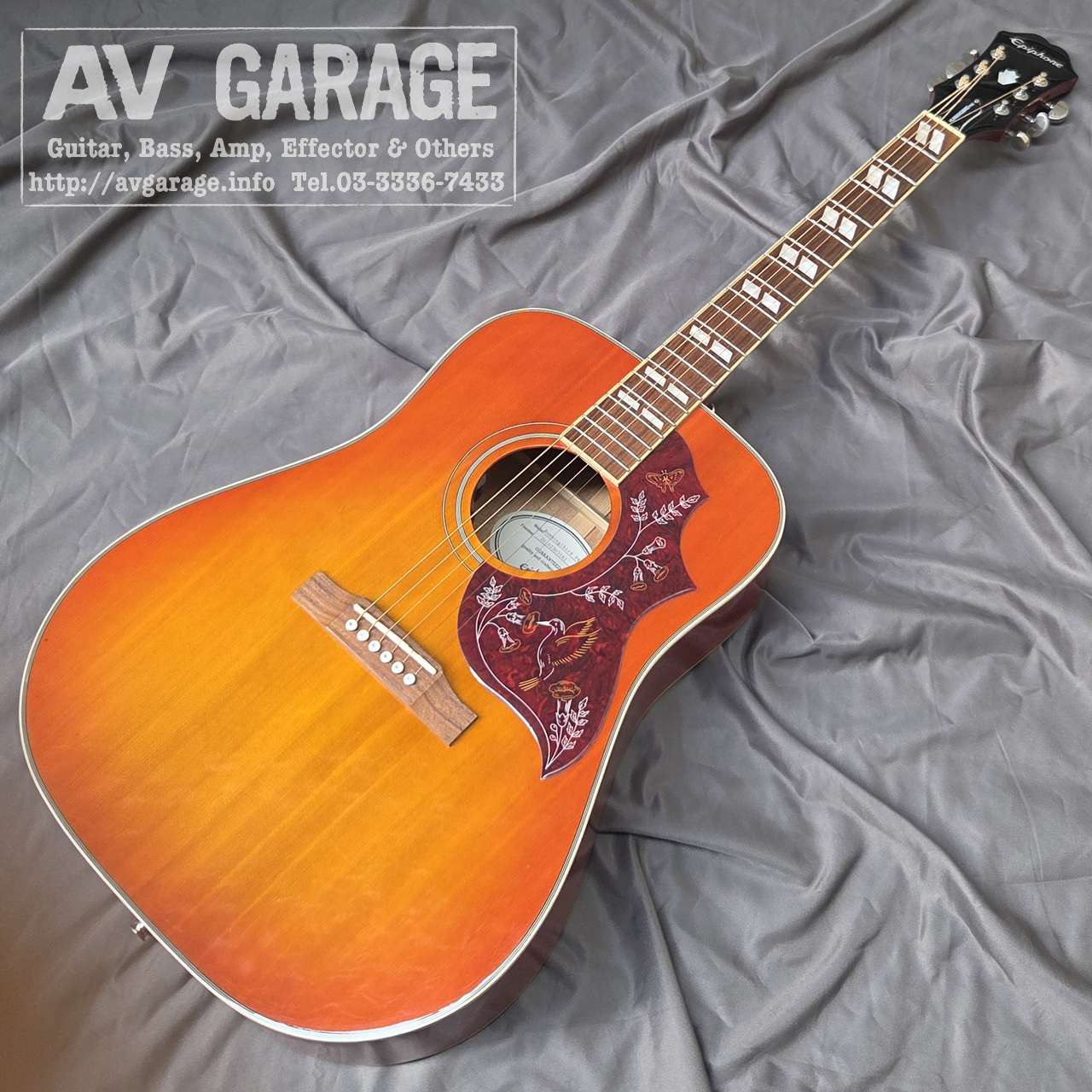 Epiphone Hummingbird Pro 2020年製 スプルース単板トップ（中古