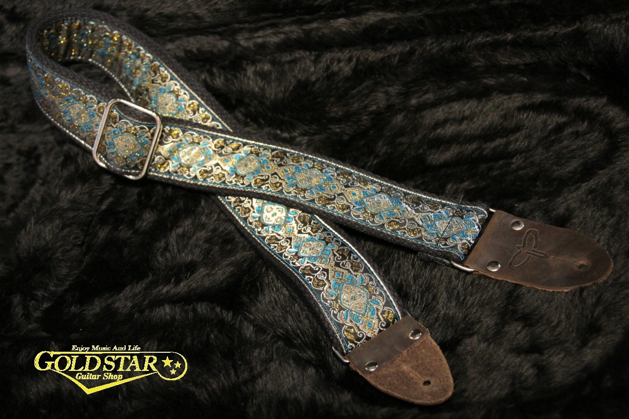 Paul Reed Smith(PRS) Deluxe 2 Retro Guitar Strap - Teal【愛用ギター とオーナーさんがもっとオシャレになるアイテム】（新品）【楽器検索デジマート】