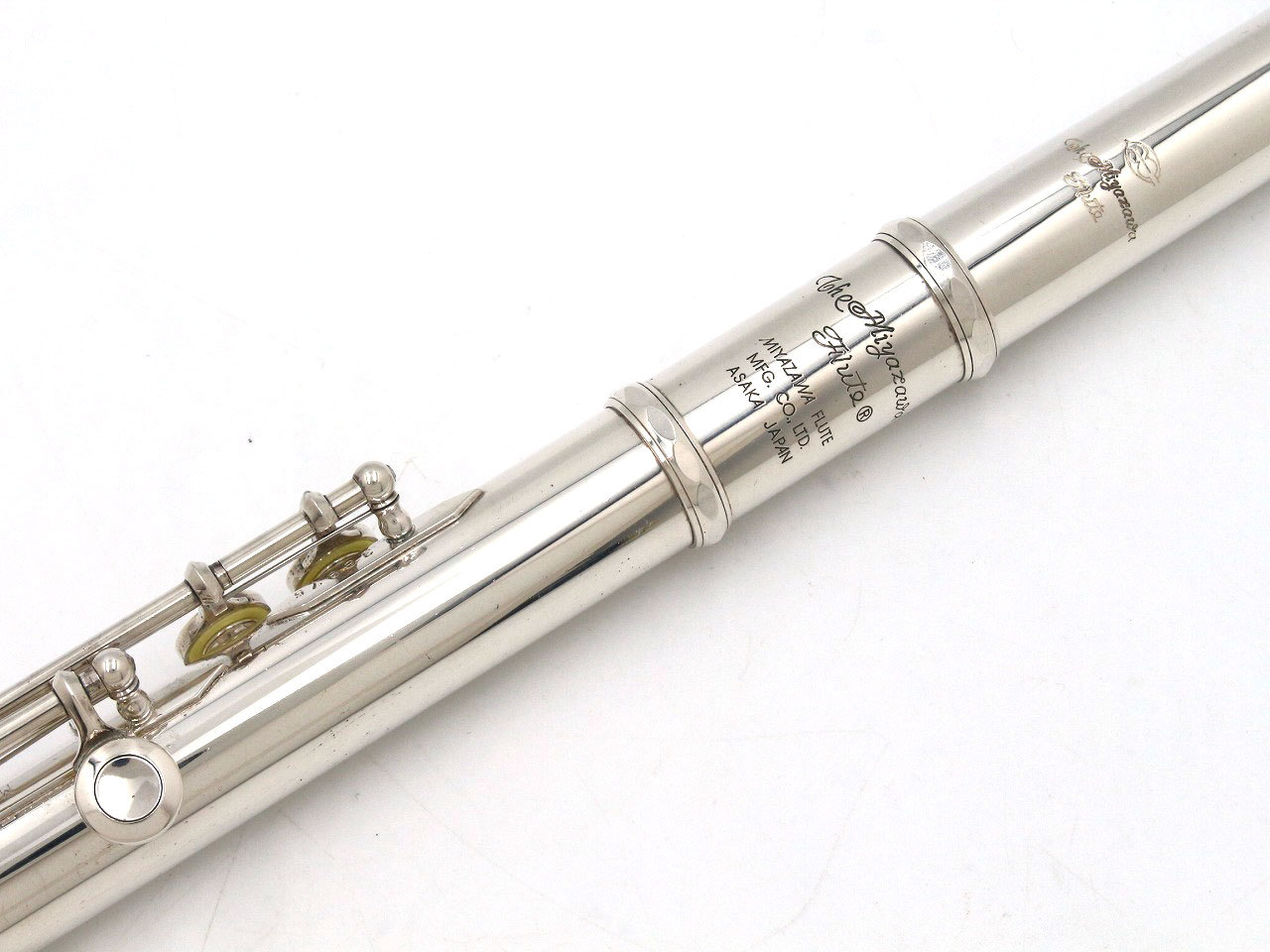 ミヤザワフルート　MS-95S 頭銀製 MIYAZAWA フルート MS-95S 頭部管銀製 全タンポ交換済み 【横浜店