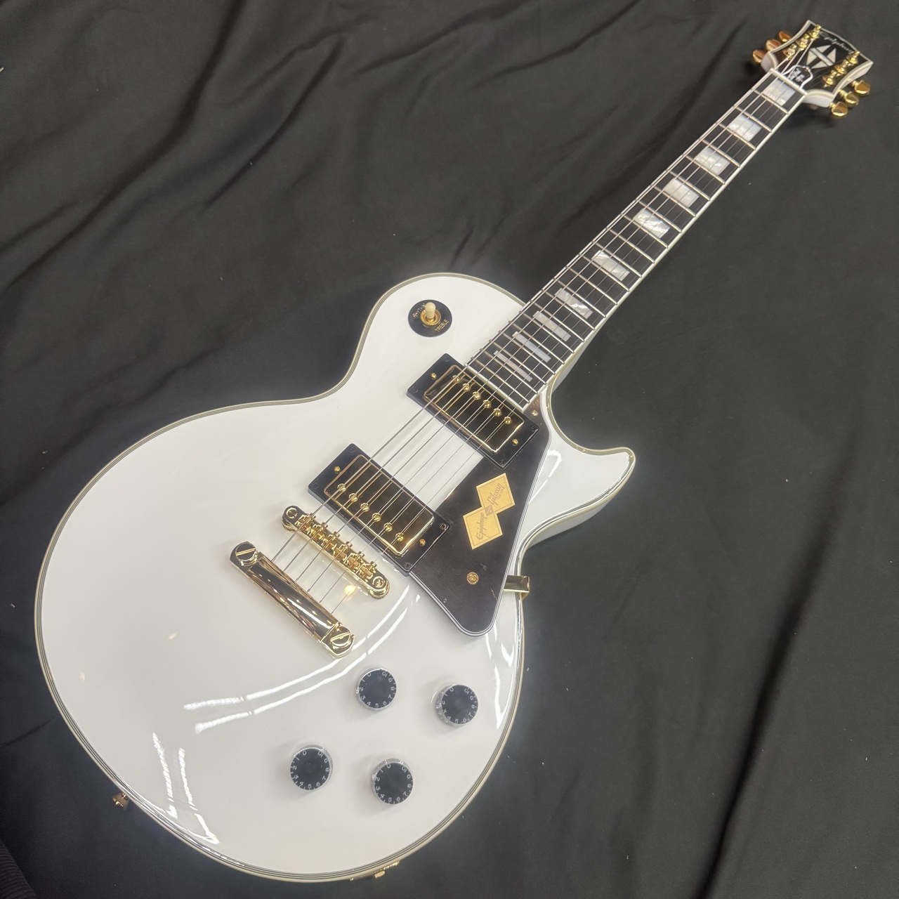 Epiphone Inspired by Gibson Custom Les Paul Custom Alpine White