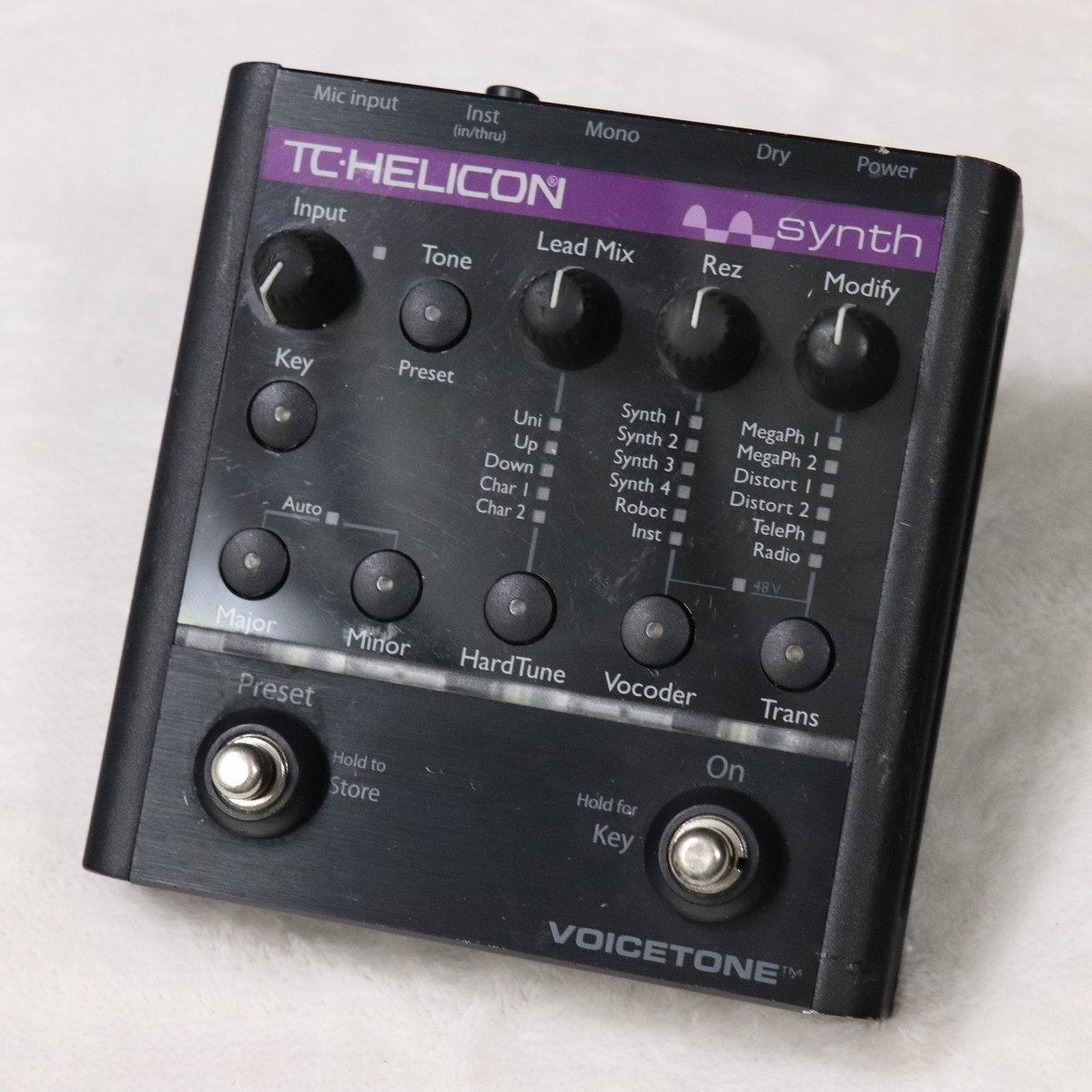 TC-HELICON VoiceTone Synthボーカルエフェクター名機廃盤 TC-Helicon VoiceTone Synth | Sweetwater