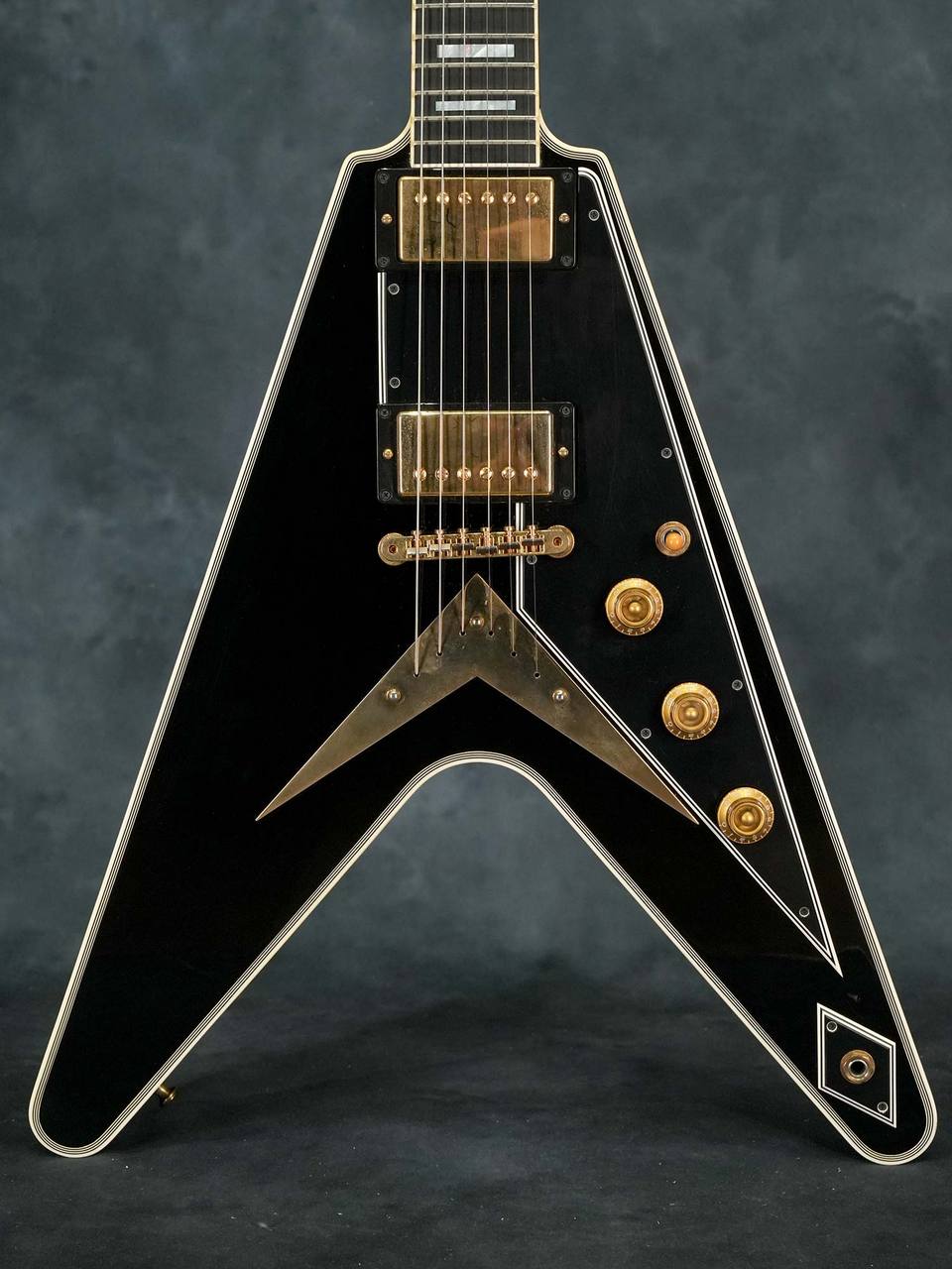ギター [Itami ]Gibson Customshop Gibson Custom Shop Flying V Custom Ebony w/Richlite Fingerboard