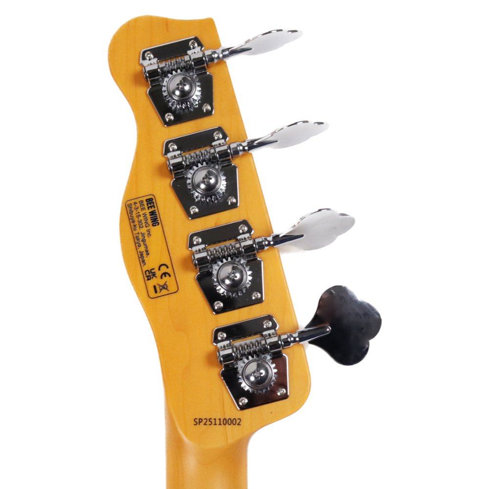 BEE WING エレキベース SHORT SCALE ALDER BW4SSL-YL 4弦 ショート