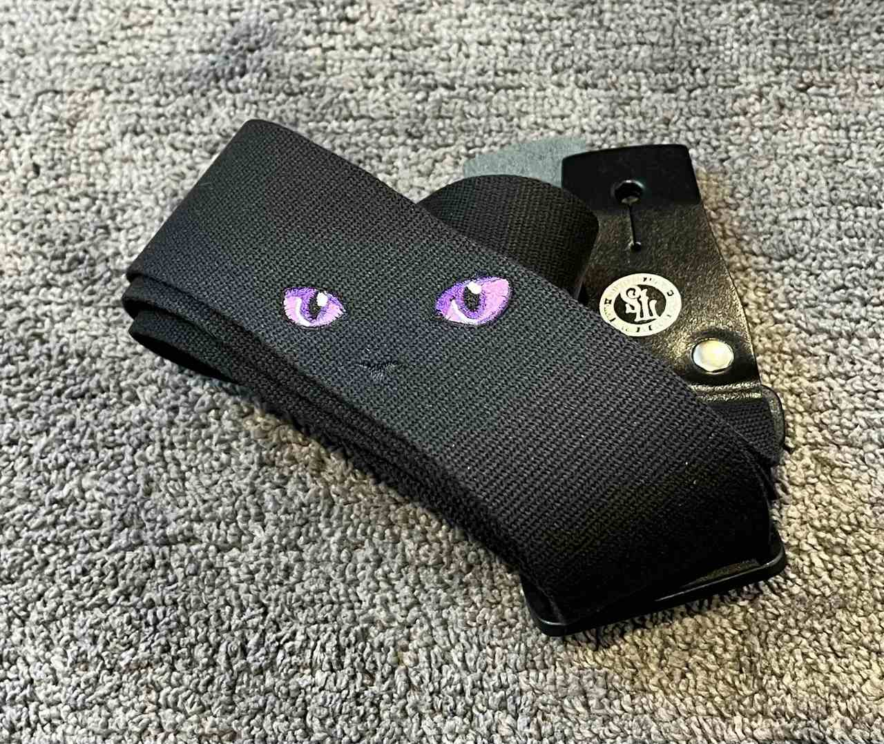 TENDER STRAP TS-2 AC ねこ アメジスト(2月)【ギターストラップ