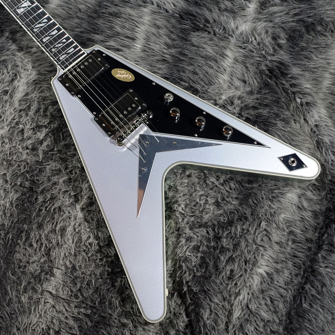 Epiphone Futura Flying V Custom Quicksilver Shift（新品/送料無料