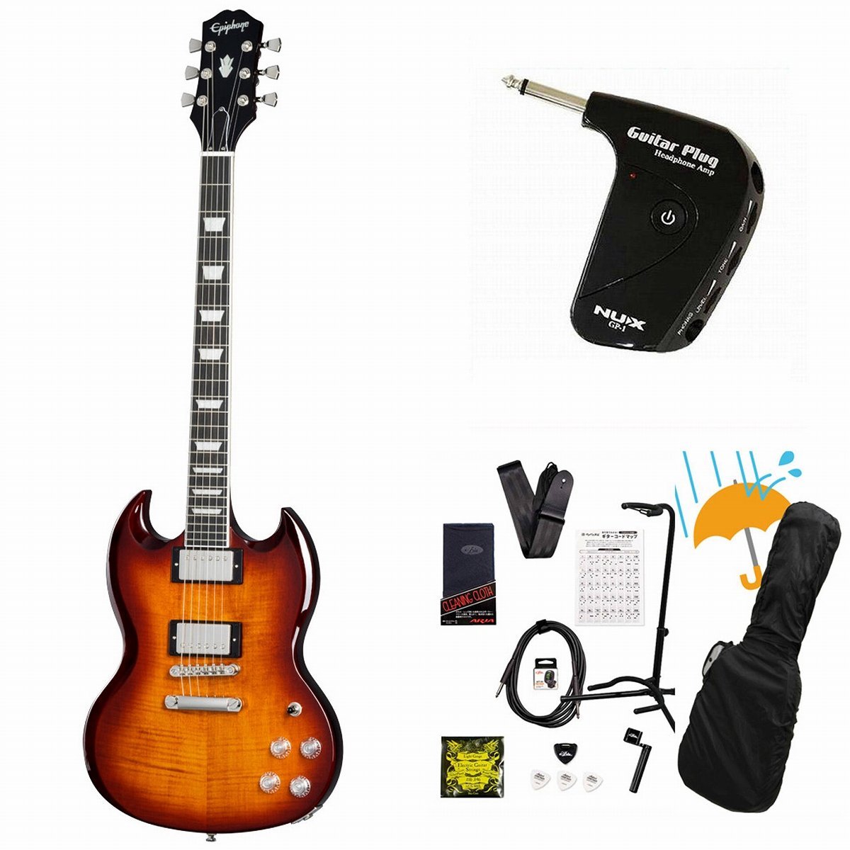 Epiphone SG Modern Figured / NUX /アンプセット Epiphone SG Modern Figured / NUX /アンプセット