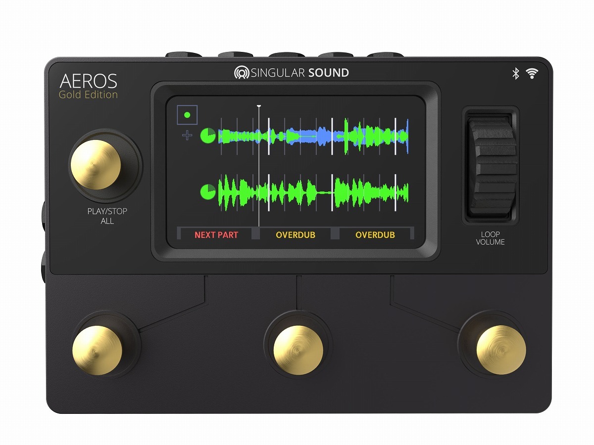 Singular Sound AEROS Gold Edition Loop Studio 6トラック
