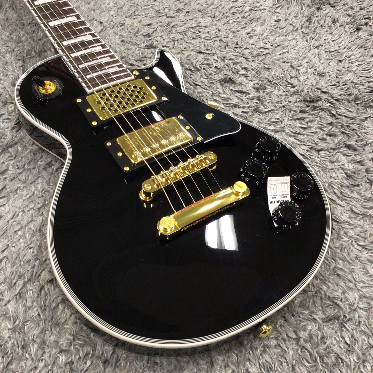 GrassRoots G-LPC-Mini BK(Black)【アンプ搭載ミニギター】【LP GrassRoots G-LPC-Mini BK(Black)【アンプ搭載ミニギター】【LP