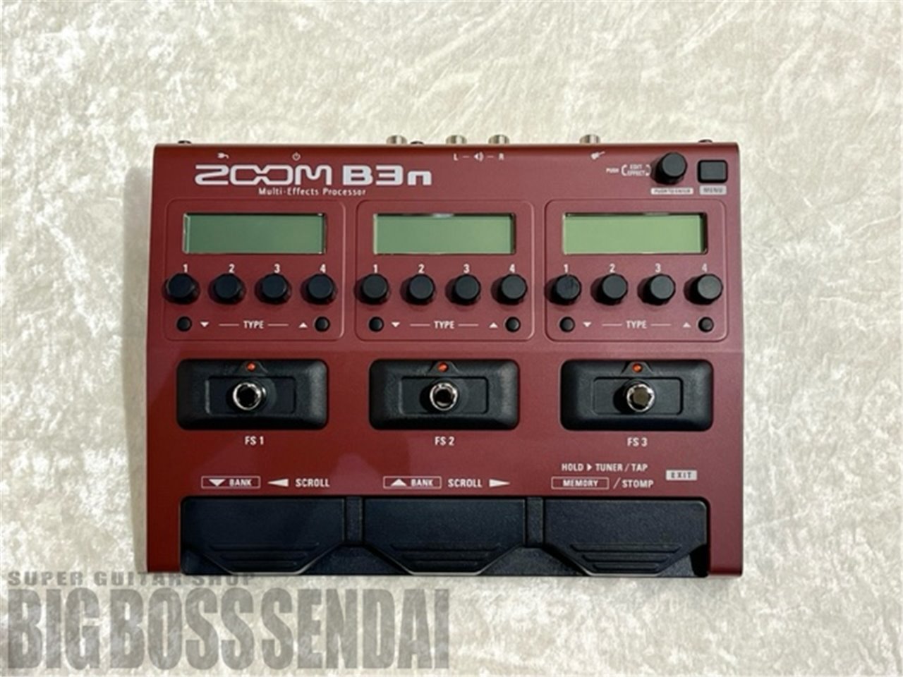 ZOOM ベース用エフェクト アンプシミュレーター B3n - 器材