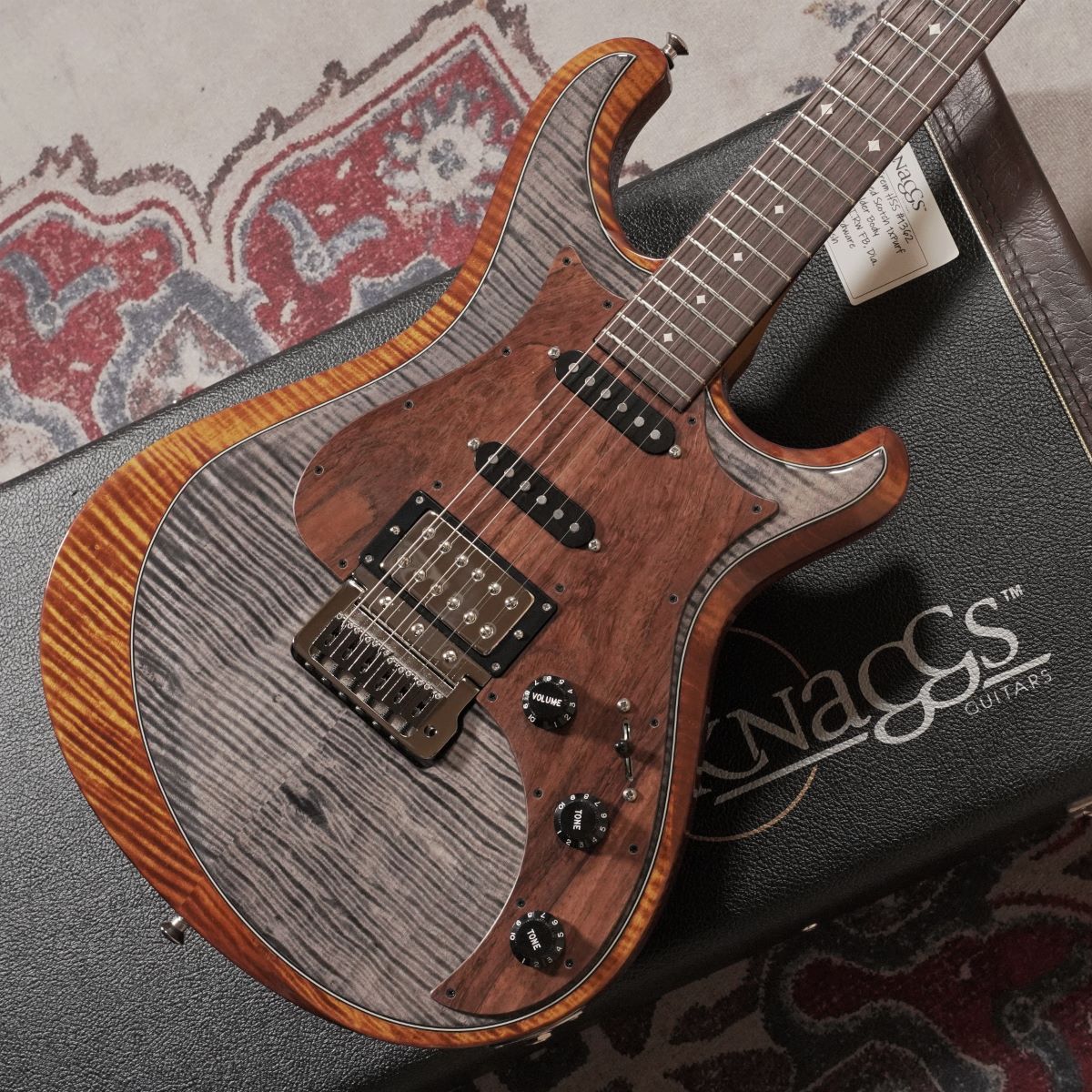 Knaggs Guitars 【ナッグス】Severn Trem HSS Charcoal / Aged Scotch #1362【現物画像】