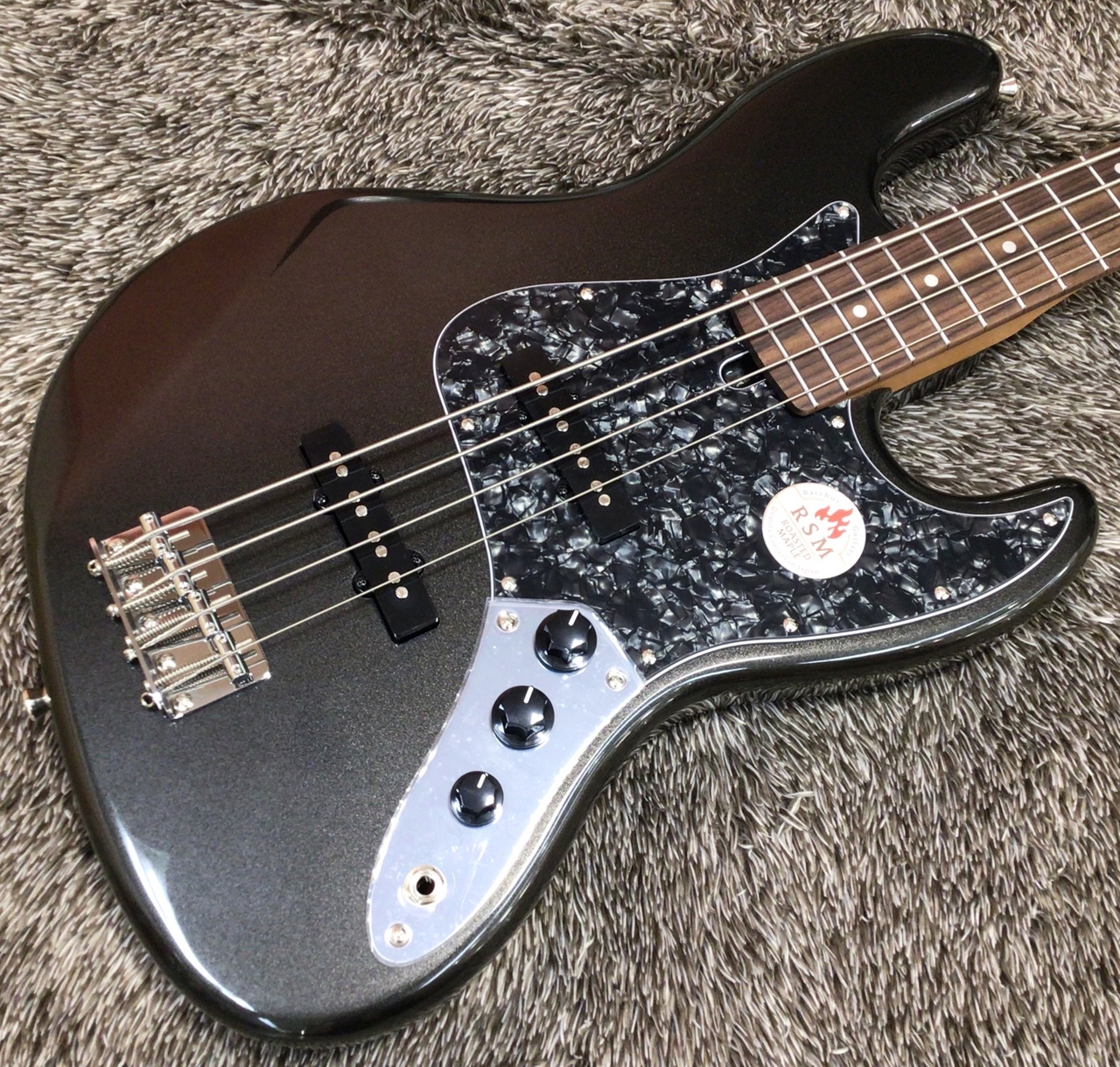 バッカス BJB-1 RSM/R-BPPG カスタム ジャズベース Bacchus 【入荷待ち、ご予約受付中】 BJB-1-RSM/R-BPPG (Gun-M) [SPOT