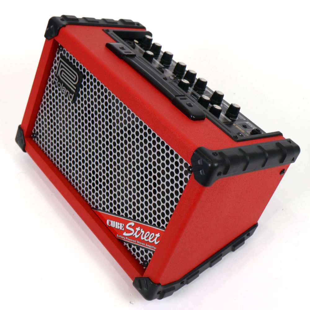 Roland CUBE Street ステレオアンプ Red PSB-100 Roland CUBE Street Red Battery-Powered Stereo Amplifier