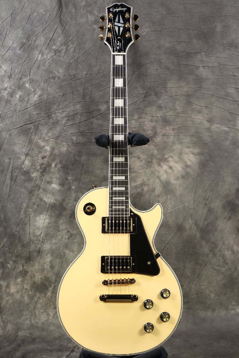 Epiphone Les Paul Custom Antique Ivory (Black Back) [Exclusive 